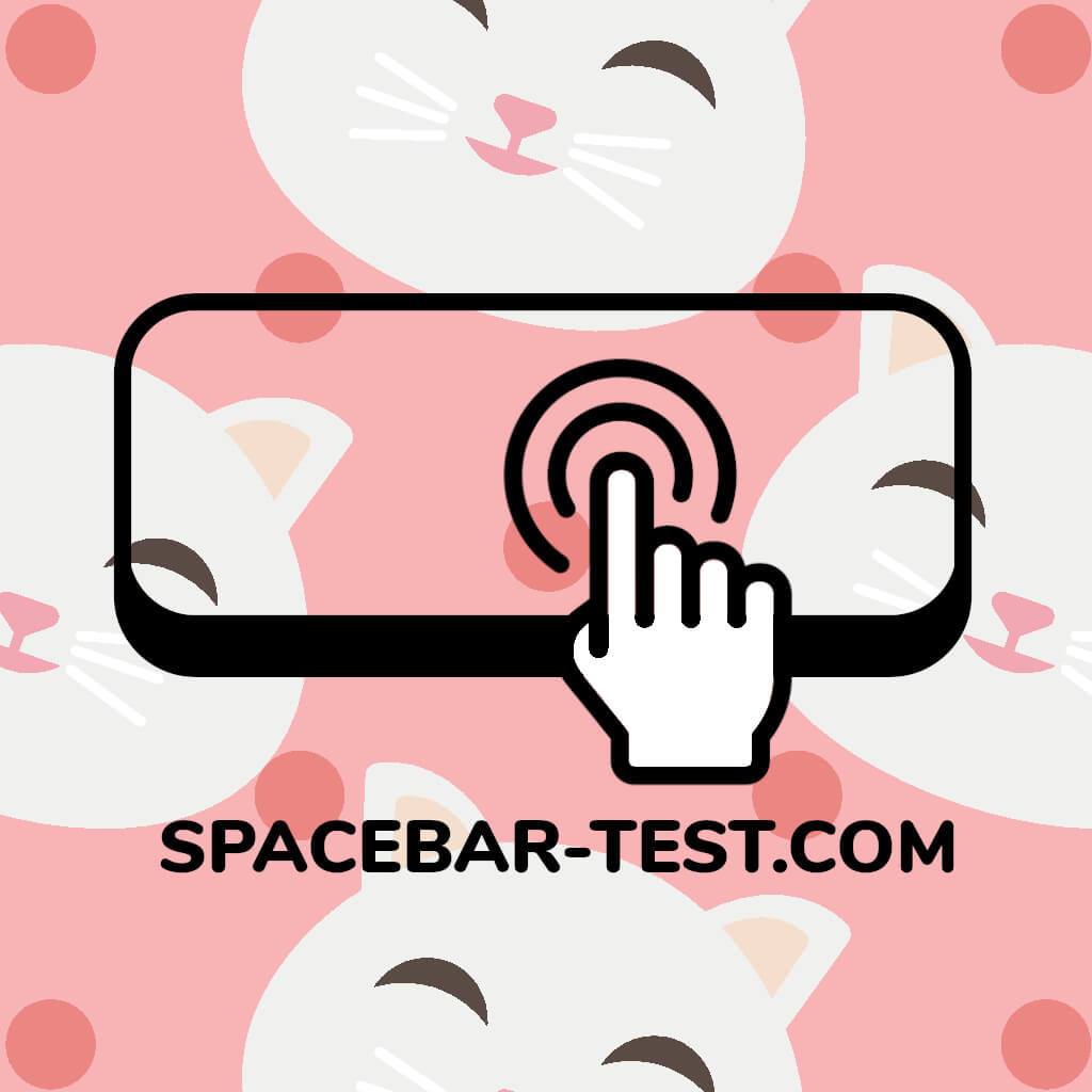 Spacebar Speed Test - High Score - 5 sec, 10 sec, 20 sec 